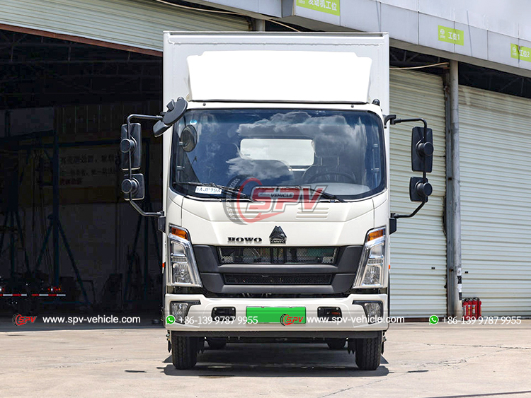 Howo Insulated Cube Lorry - Front Side